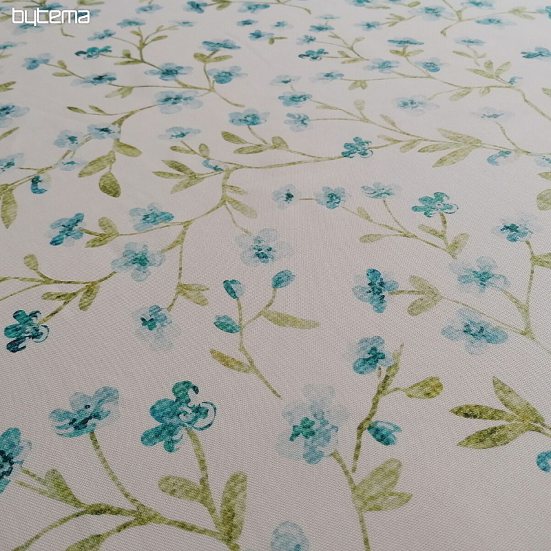 Tissu décoratif SAKURA BLEU