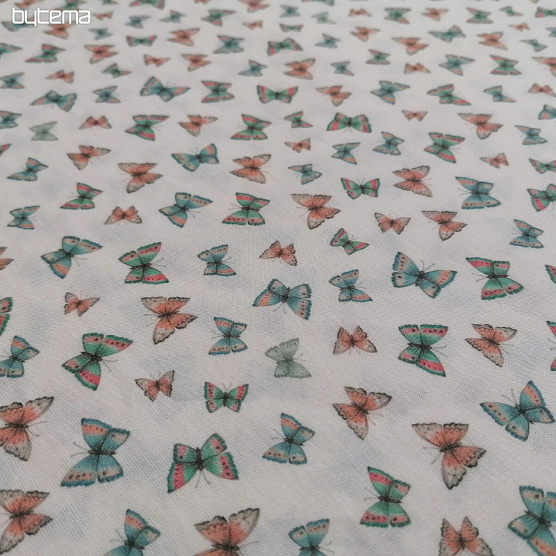 Tissu en coton Mini noeuds papillons