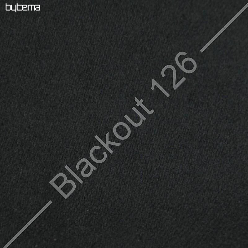 Tissu décoratif BLACKOUT pour rideaux noir 126