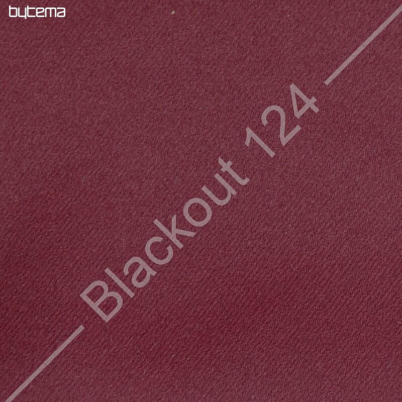 Tissu décoratif BLACKOUT pour rideaux bordeaux 124