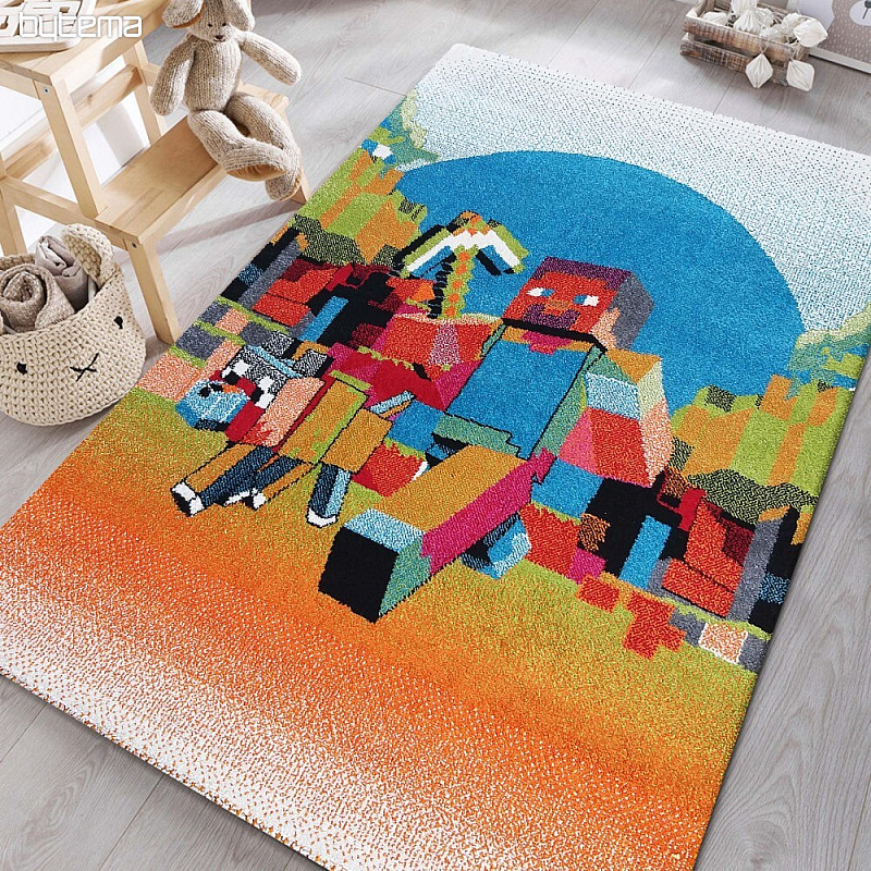 Tapis enfant MONDO 105 - MINECRAFT