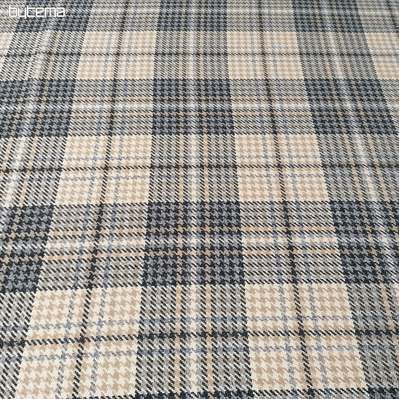 tissu de couverture Lambeth minuit - gris