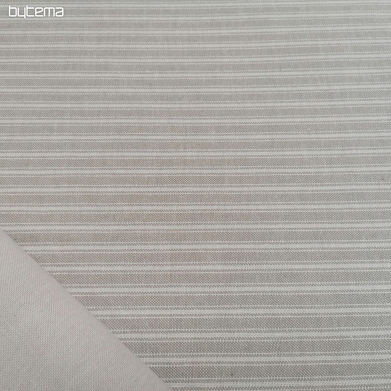 Tissu déco Rayures Iris - beige 50