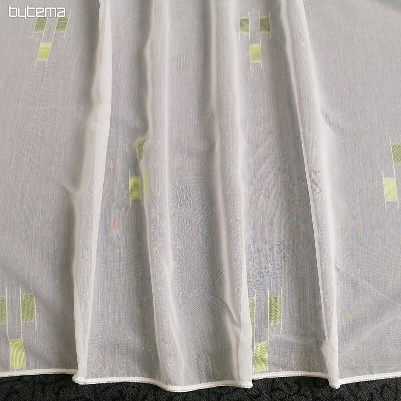 Rideau voilage 12106/180/04 motif vert