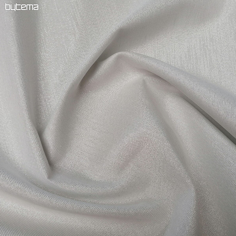 Tissu décoratif de Noël Père Noël en tissu avec lurex blanc et argent