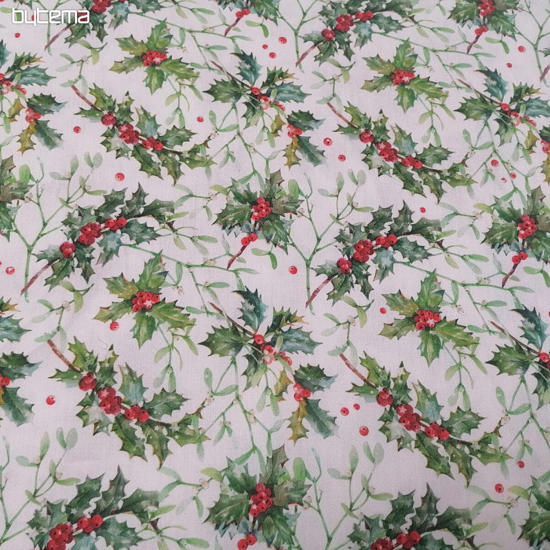 Satin de coton de Noël Cesmín