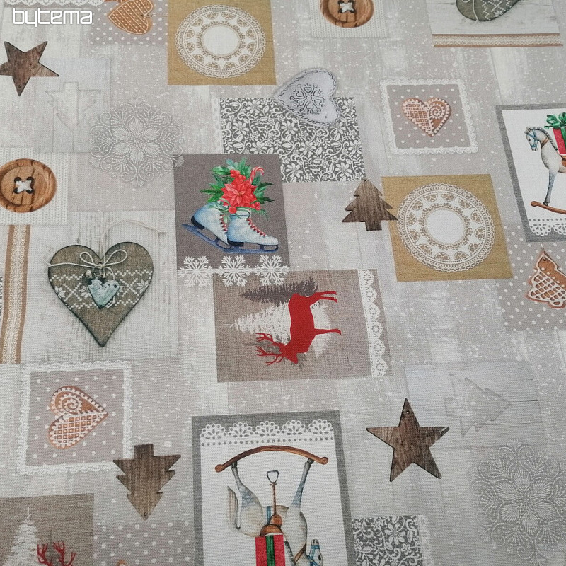 Tissu de décoration de Noël Décoration de Noël