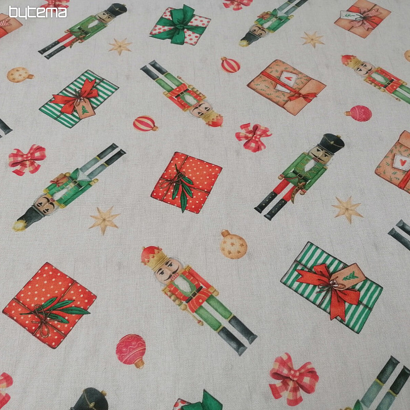 Tissu de décoration de Noël Casse-Noisette