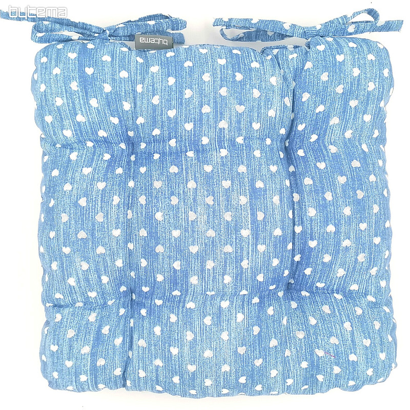 Coussins de chaise COEUR BLEU