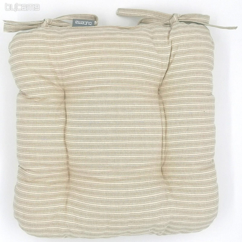 Coussins de chaise Iris beige 50