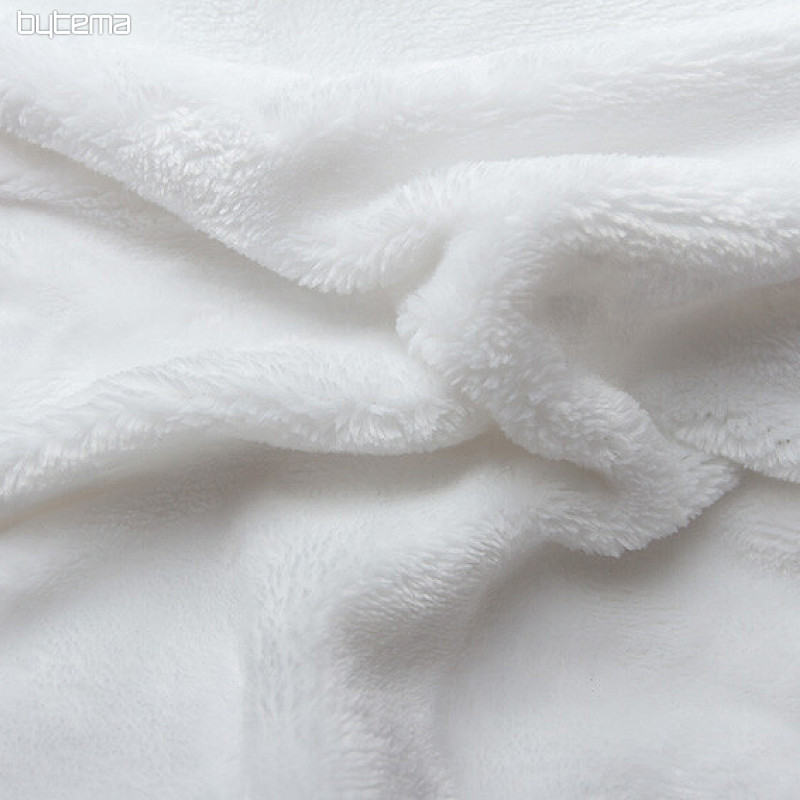 Literie en microflanelle étendue - blanc