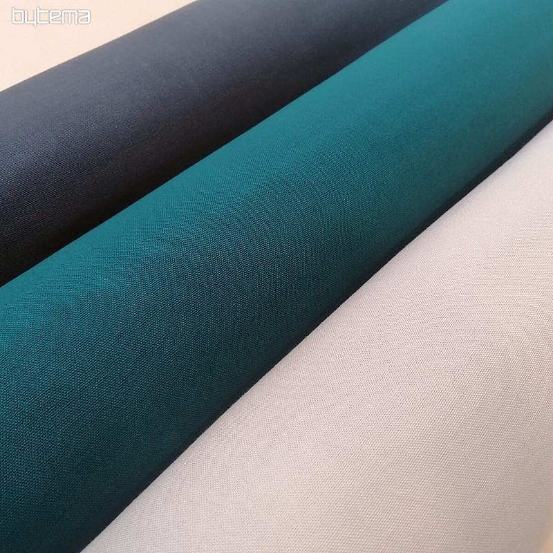 Tissu coton UNI turquoise coton foncé 220g