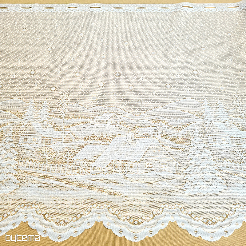 Rideau jacquard - PAYSAGE D'HIVER A383101