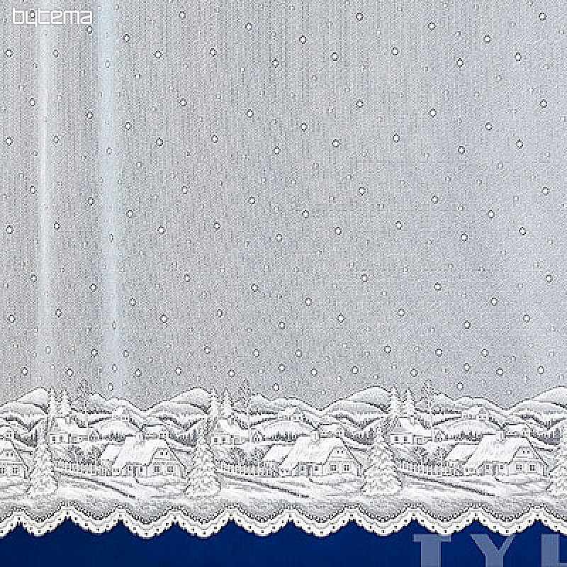 Rideau jacquard - PAYSAGE D&#39;HIVER A383101