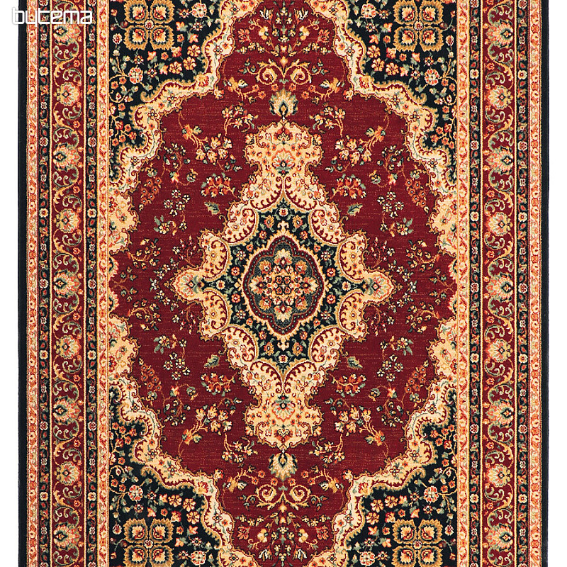Tapis de luxe en laine ornement JENEEN