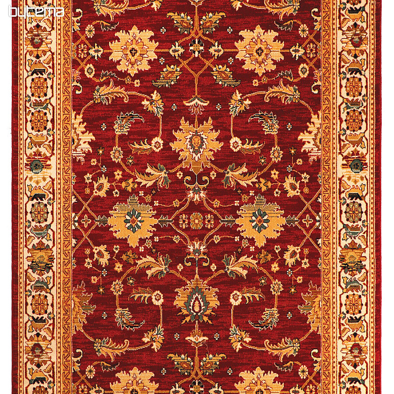 Tapis de luxe en laine JENEEN 482 bordeaux