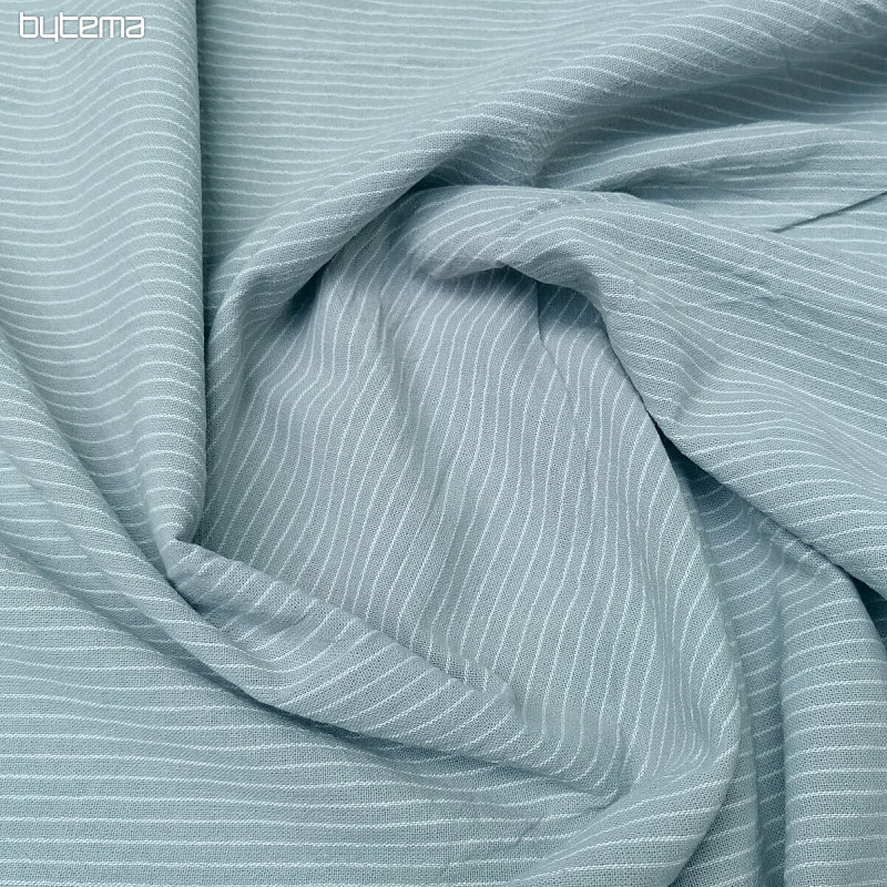 Tissu déco Tisfin céladon/blanc - menthe