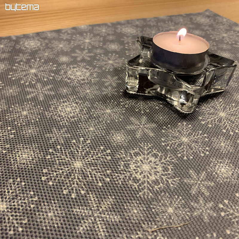 Décor de table de Noël GREY FLAKES II