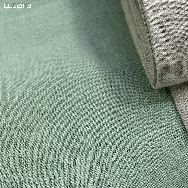 Tissu lin - vert KAKI