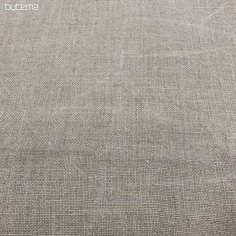 Tissu lin beige clair