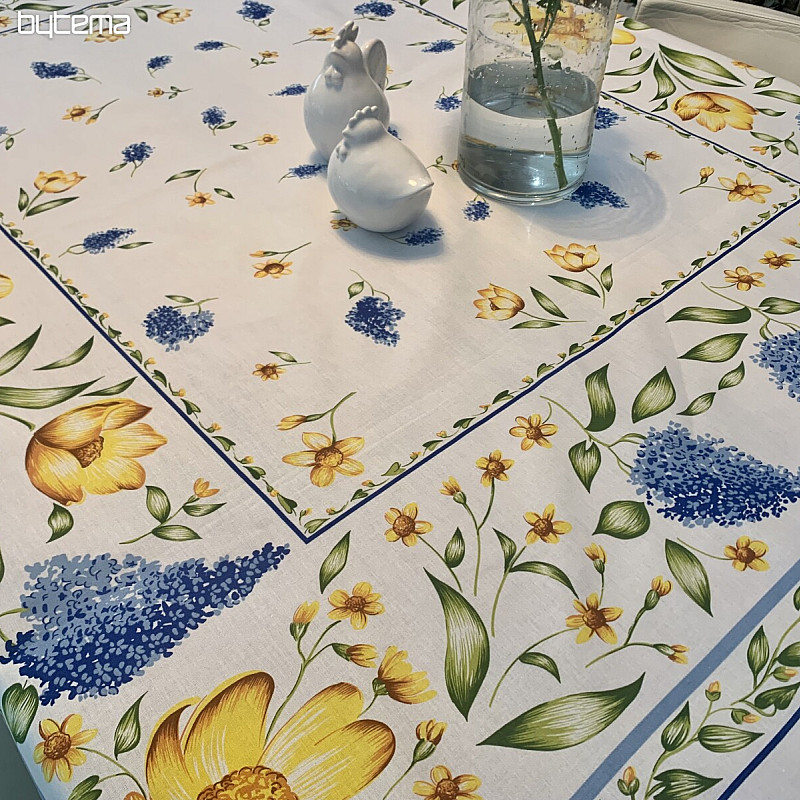 Nappe et cercle FLEURS DE PRINTEMPS