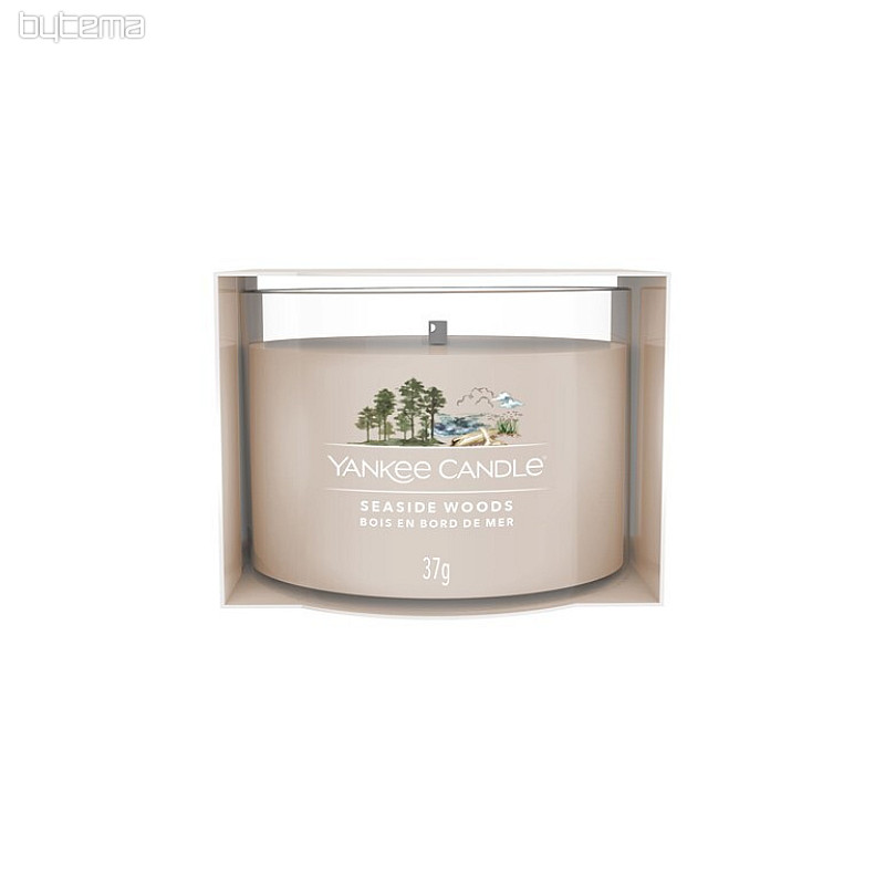 bougie YANKEE CANDLE parfum SEASIDE WOODS GLASS 37g