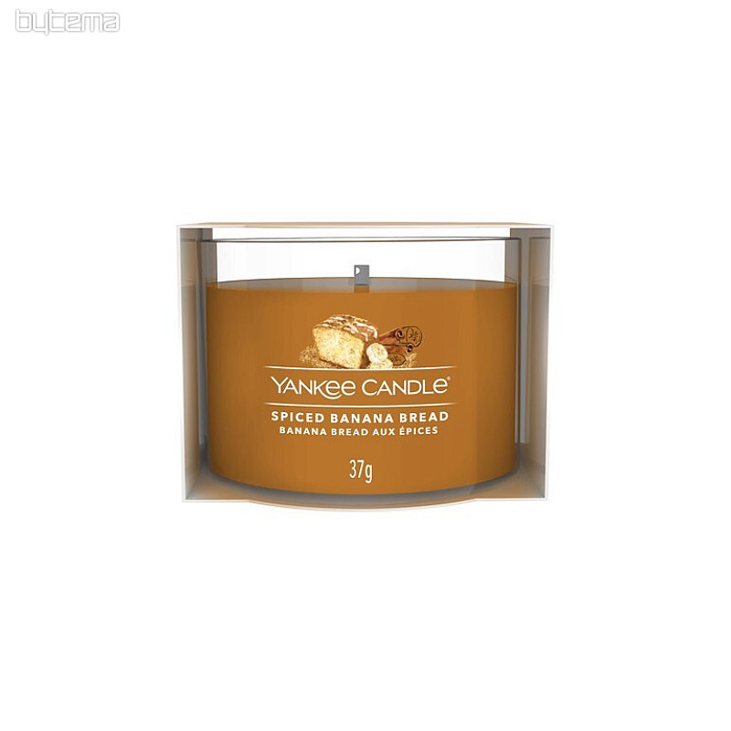 bougie YANKEE CANDLE parfum SPICED BANANA BREAD verre 37g