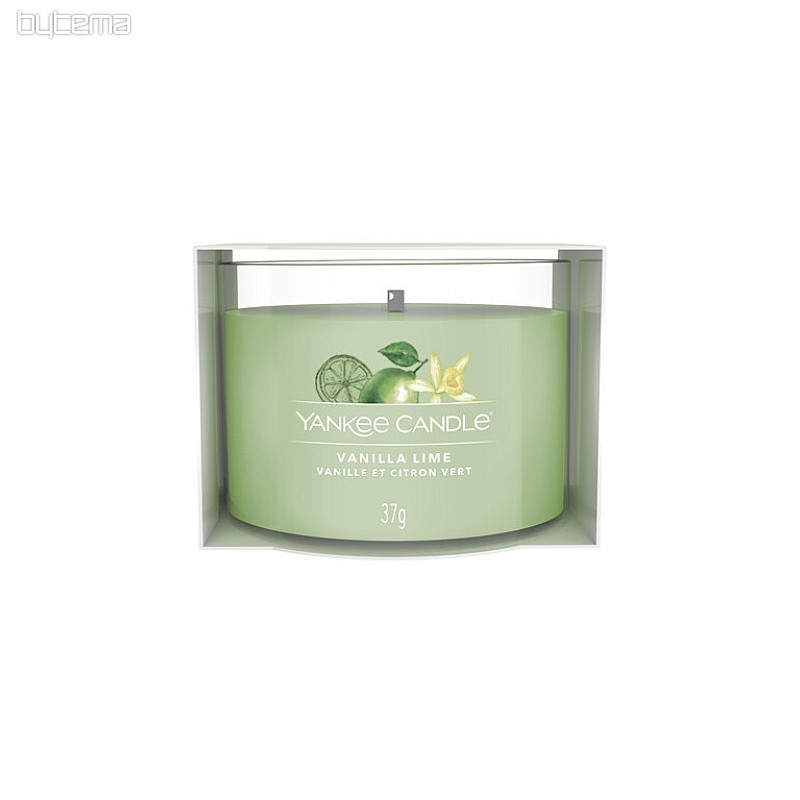 bougie YANKEE CANDLE parfum VANILLA LIME IN GLASS 37 g