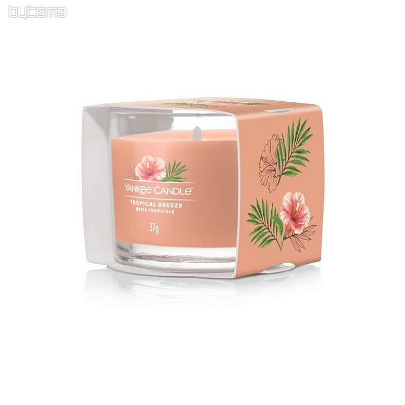 bougie YANKEE CANDLE parfum TROPICAL REEZE IN GLASS 37 g