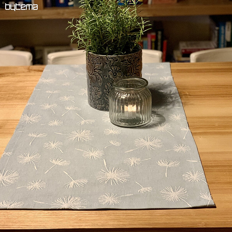 Nappe et châle PIssenlit st. turquoise