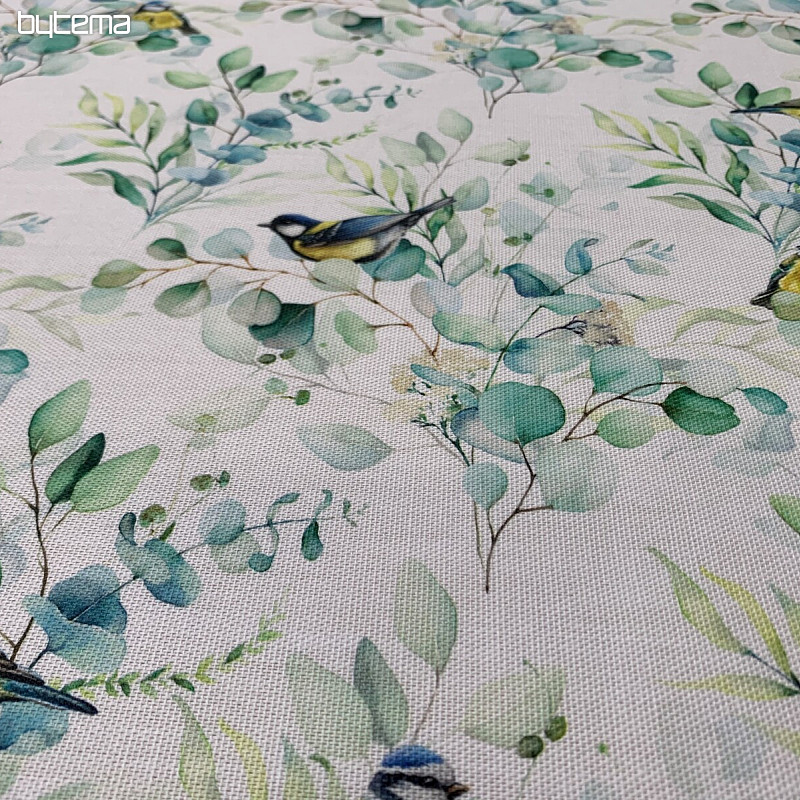 Tissu décoratif OISEAU SUR UNE BRANCHE