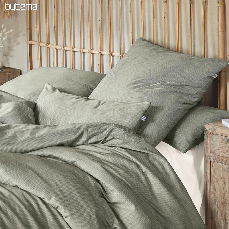 IRISETTE literie de luxe en satin FLORENZ 8466-30 VERT