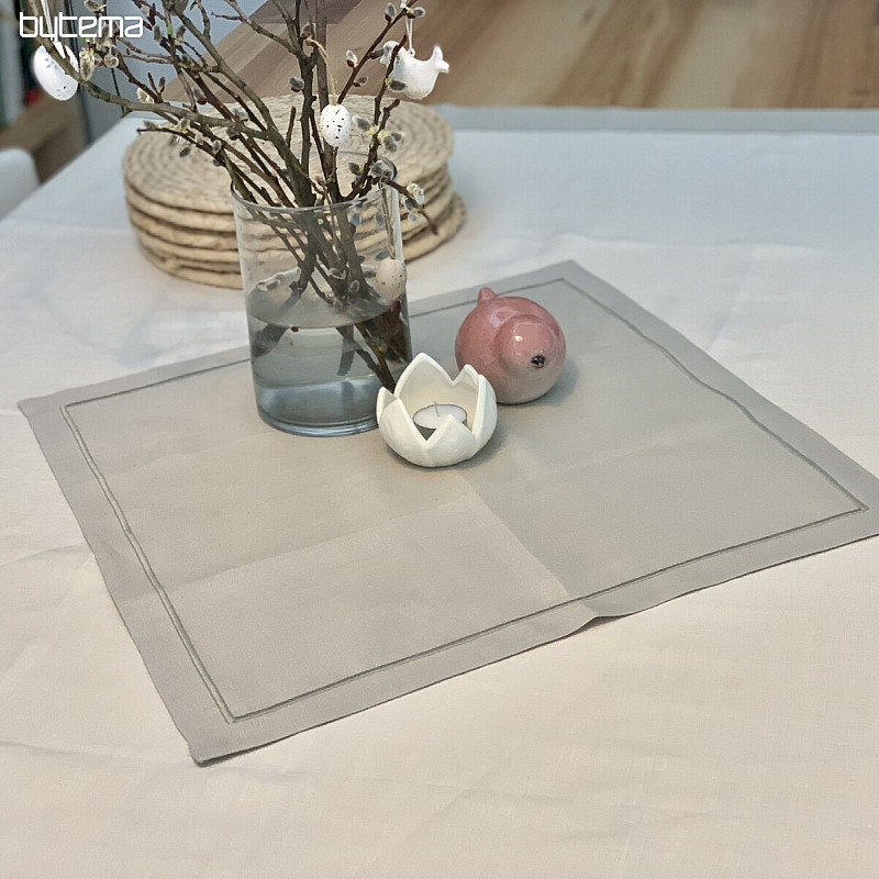 Nappe en lin - set 130x150 + 50x50