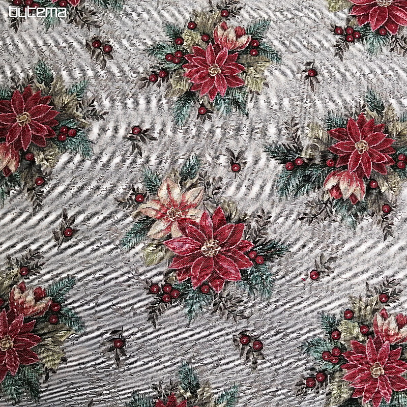 Tissu à tapisserie ROSE DE NOËL