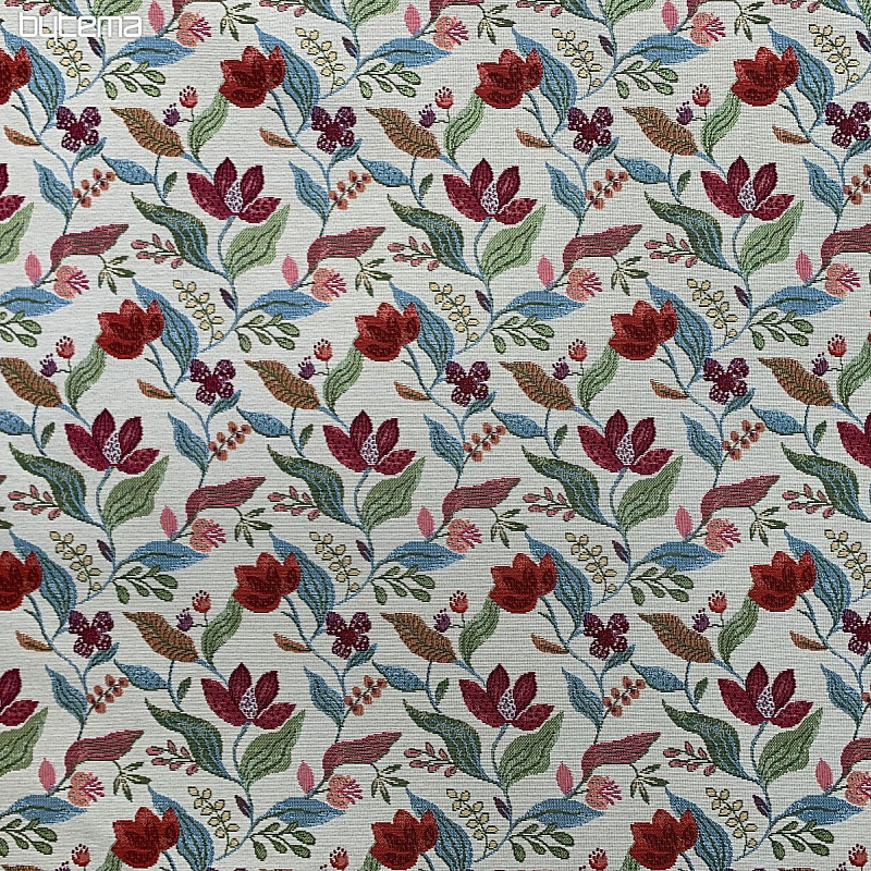 Tissu pour tapisserie FLEURS GRIMPANTES