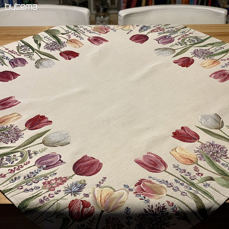 Nappe et foulard tapisserie TULIP BORDURA