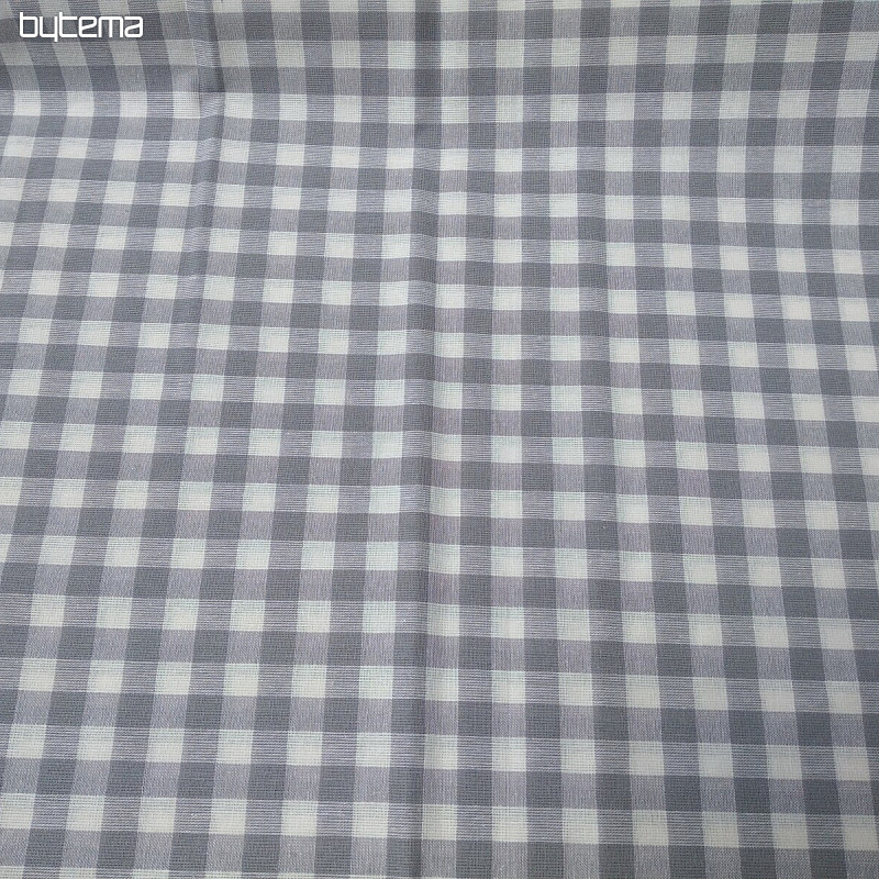 Tissu décoratif KANAFAS gris 1x1 cm