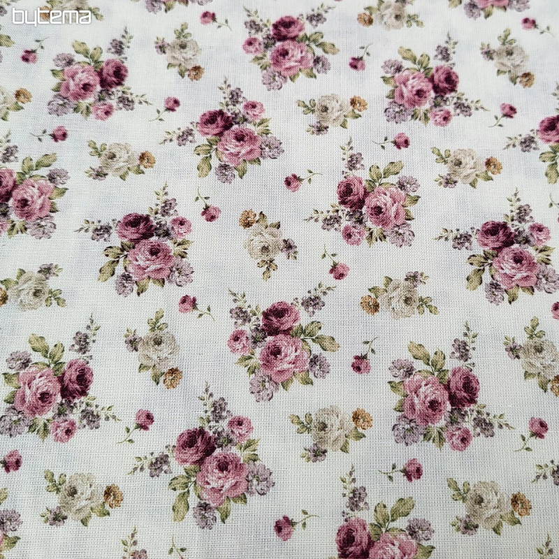 Tissu coton WARWICK PETITE ROSE