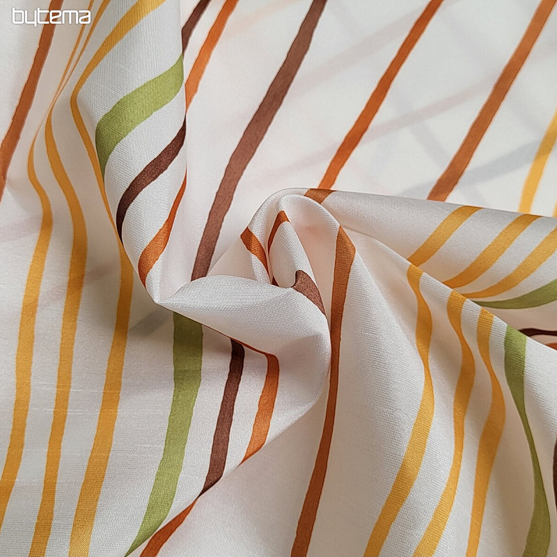 Tissu décoratif VISCONTI rayures colorées