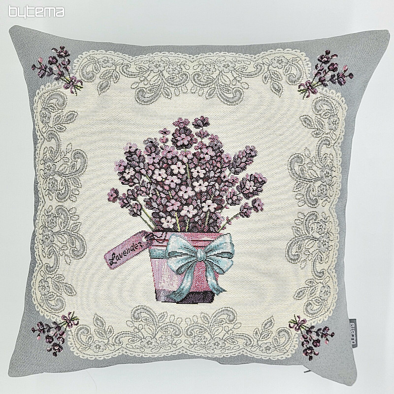 Taie d&#39;oreiller tapisserie DENTELLE LAVANDE