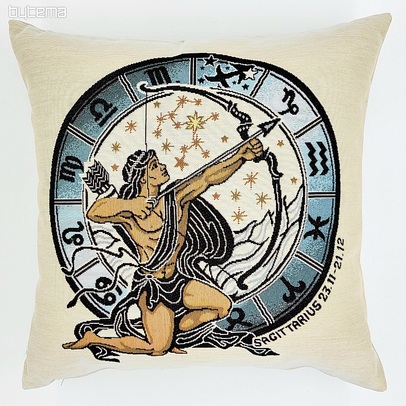 Housse de coussin tapisserie SAGITTAIRE
