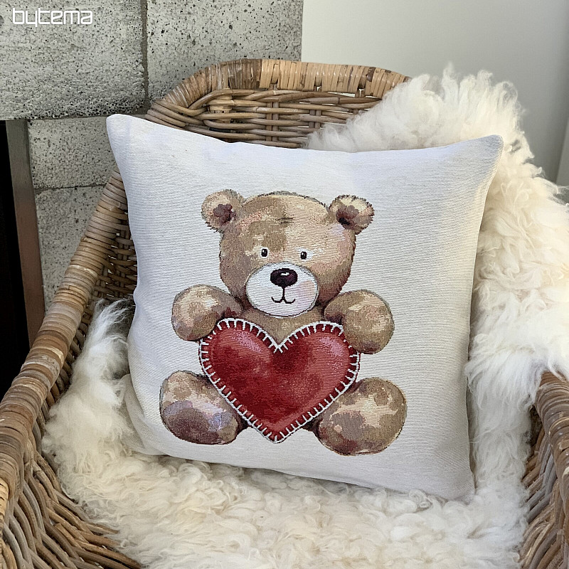 Taie d&#39;oreiller tapisserie OURS EN PELUCHE