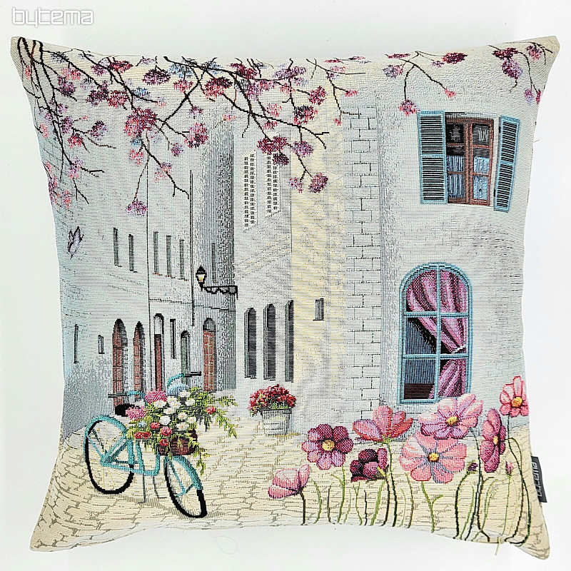 Housse de coussin Gobelin RUE D&#39;ÉTÉ