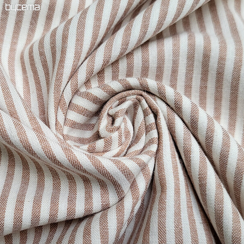 Tissu décoratif RAYTIS NOISETTE ST. BRUN
