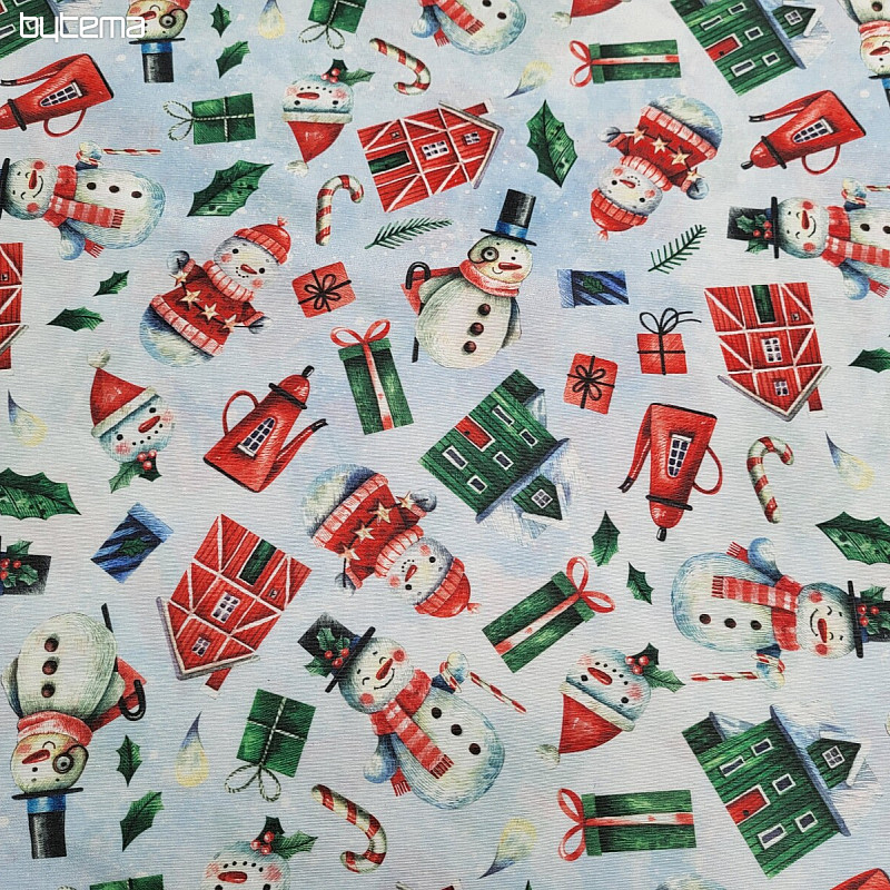 Tissu décoratif MR SNOWMAN