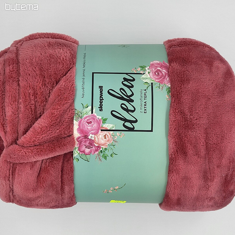 couverture MF UNI VIEUX ROSE 150 x 200