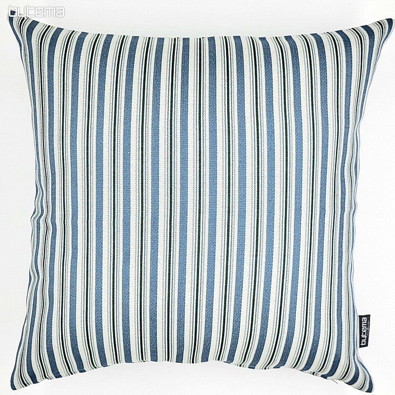 Housse de coussin TOSCANA MULTI STRIPE bleu