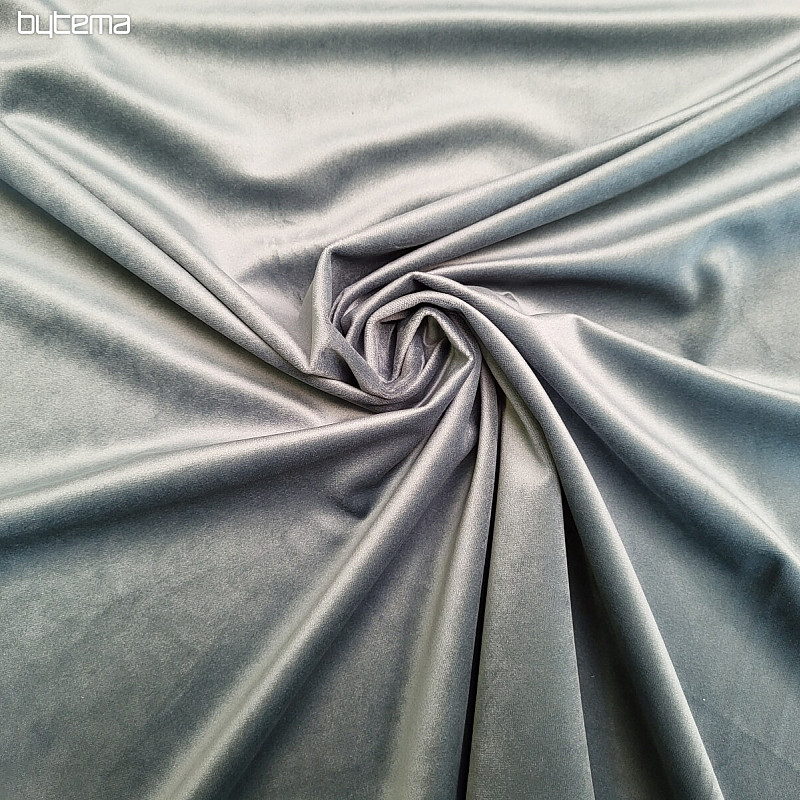 Tissu de décoration velours RIVIERA GRIS BEIGE