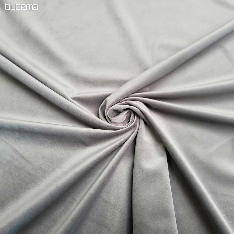 Tissu décoratif en velours RIVIERA SV. GRIS