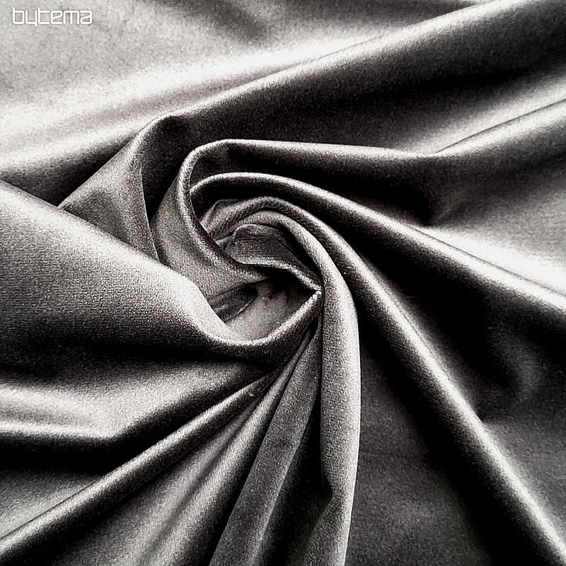 Tissu de décoration velours RIVIERA ANTHRACITE